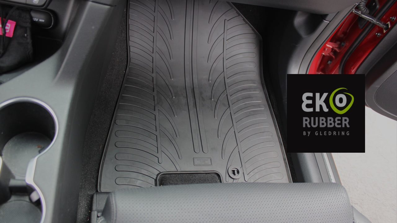 Rubber car floor mat