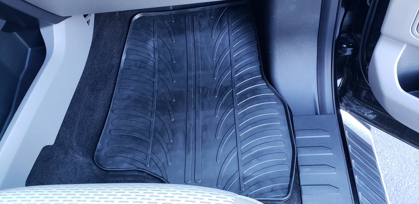 Custom Fit Floor Mats for Ford F-250/350/450/550 Super Duty-Crew/Extended Cab 2017-2025 (Carpet Floor & Tool Box)