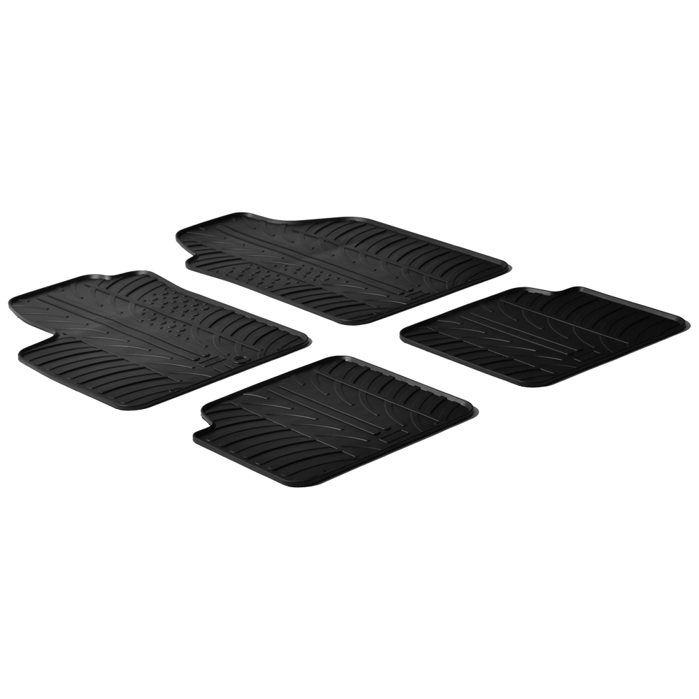 GledringUSA Custom Fit Floor Mats For Fiat 500 - 2007-2012