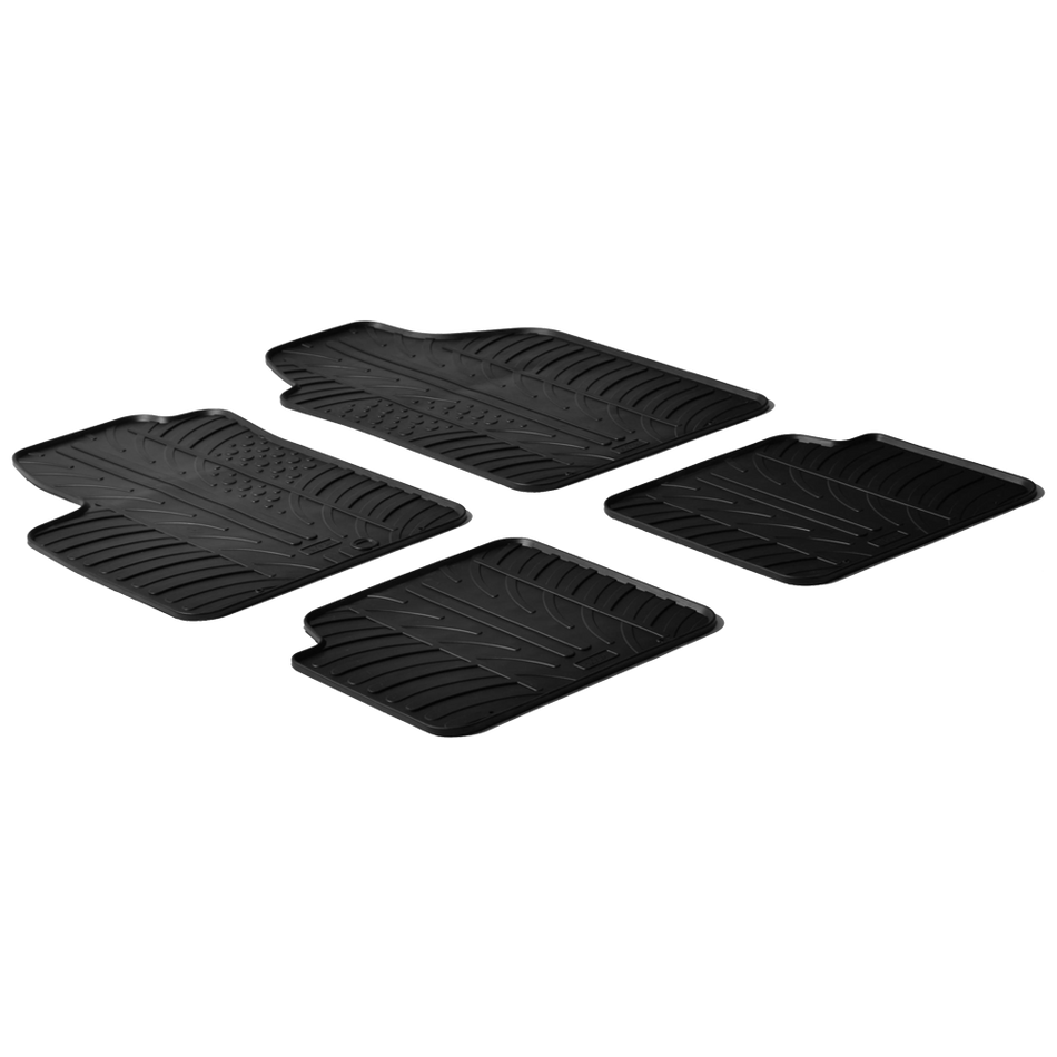 GledringUSA Custom Fit Floor Mats For Fiat 500 - 2007-2012