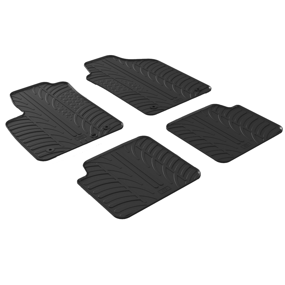 GledringUSA Custom Fit Floor Mats For Fiat 500 - 2013-2021