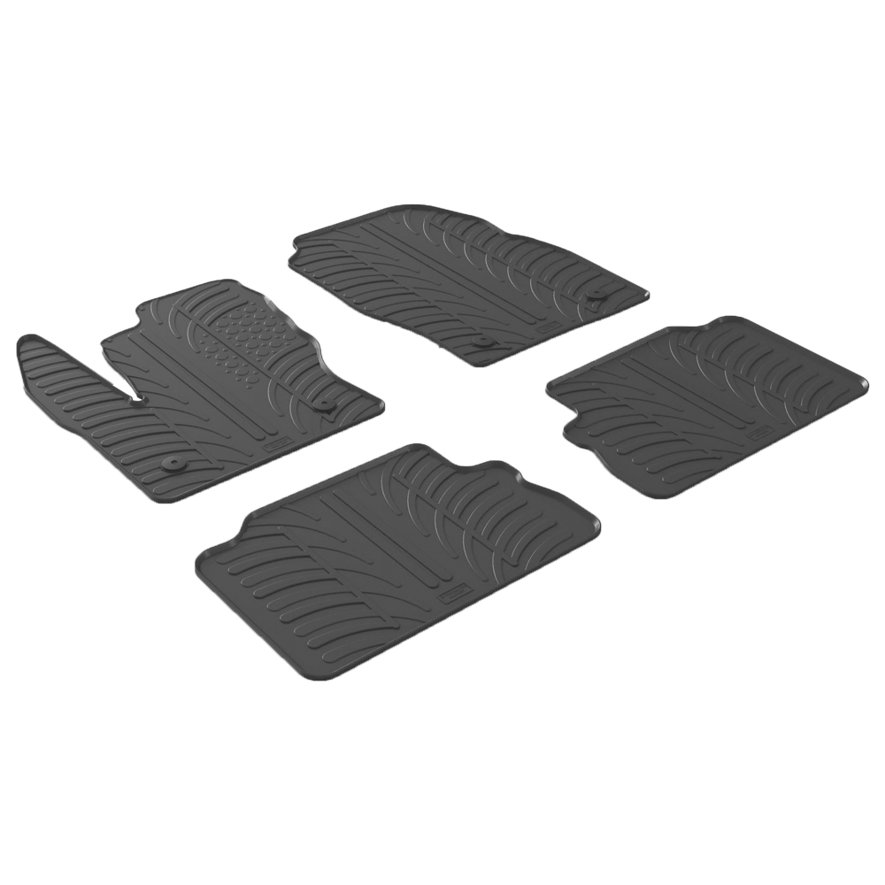 GledringUSA custom fit floor mats for Ford Escape with anchor 2013-2019