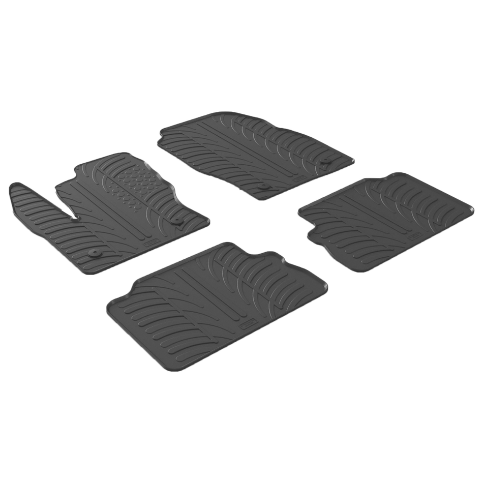 GledringUSA custom fit floor mats for Ford Escape with anchor 2013-2019