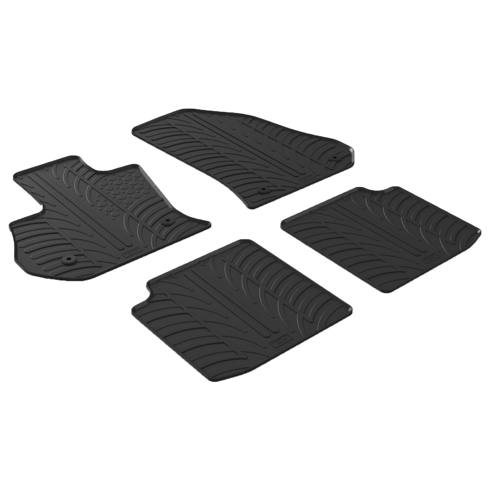 GledringUSA Custom Fit Floor Mats For Fiat 500L Manual-2018-2022