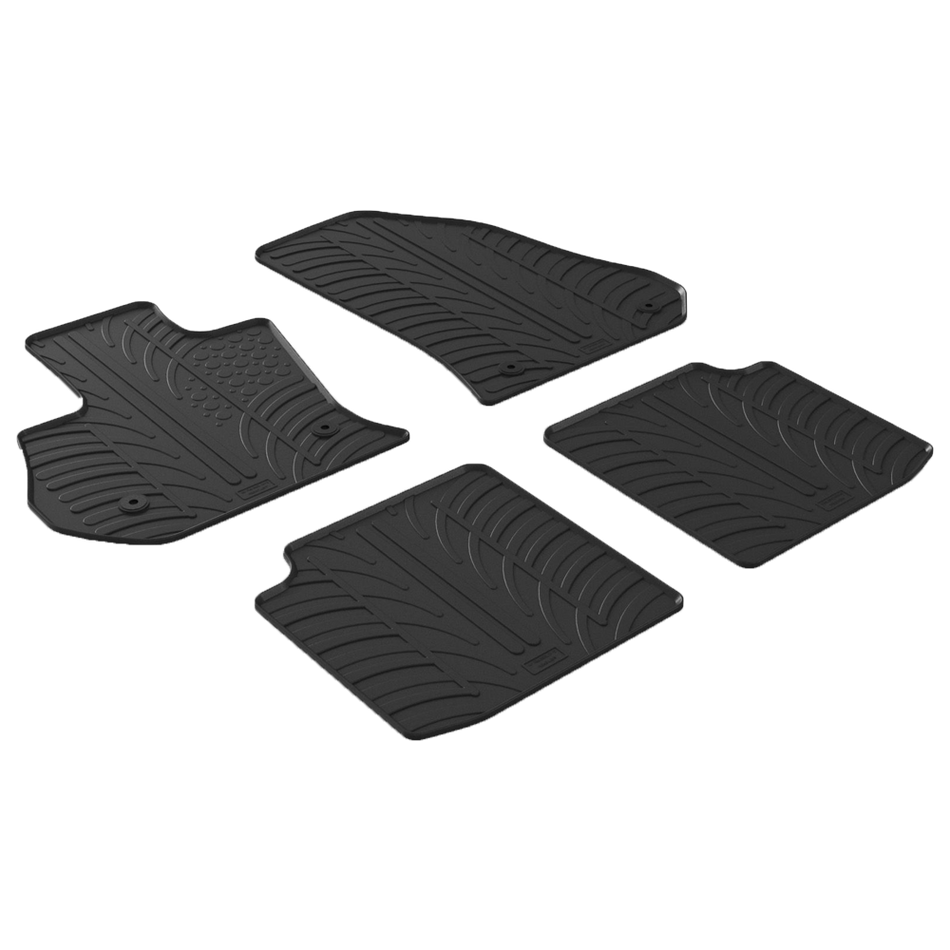 GledringUSA Custom Fit Floor Mats For Fiat 500L Manual-2018-2022