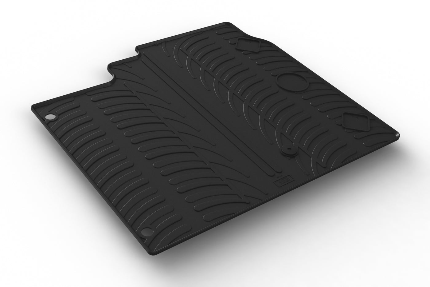 GledringUSA custom fit floor mats for RAM 1500 Crew Cab without Toolbox 2019-2024