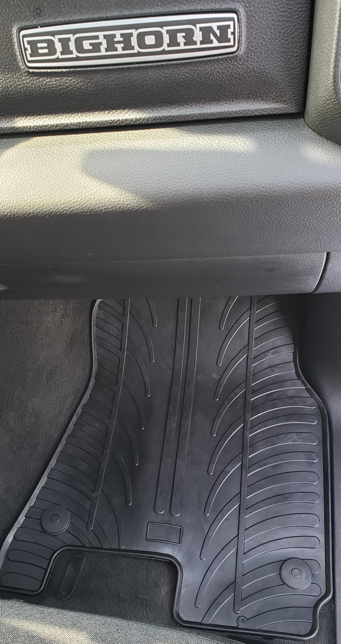 GledringUSA custom fit floor mats for RAM 1500 Crew Cab without Toolbox 2019-2024